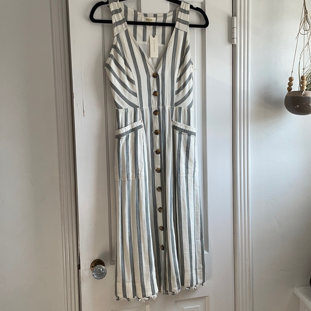 Maeve by Anthropologie stripe dress